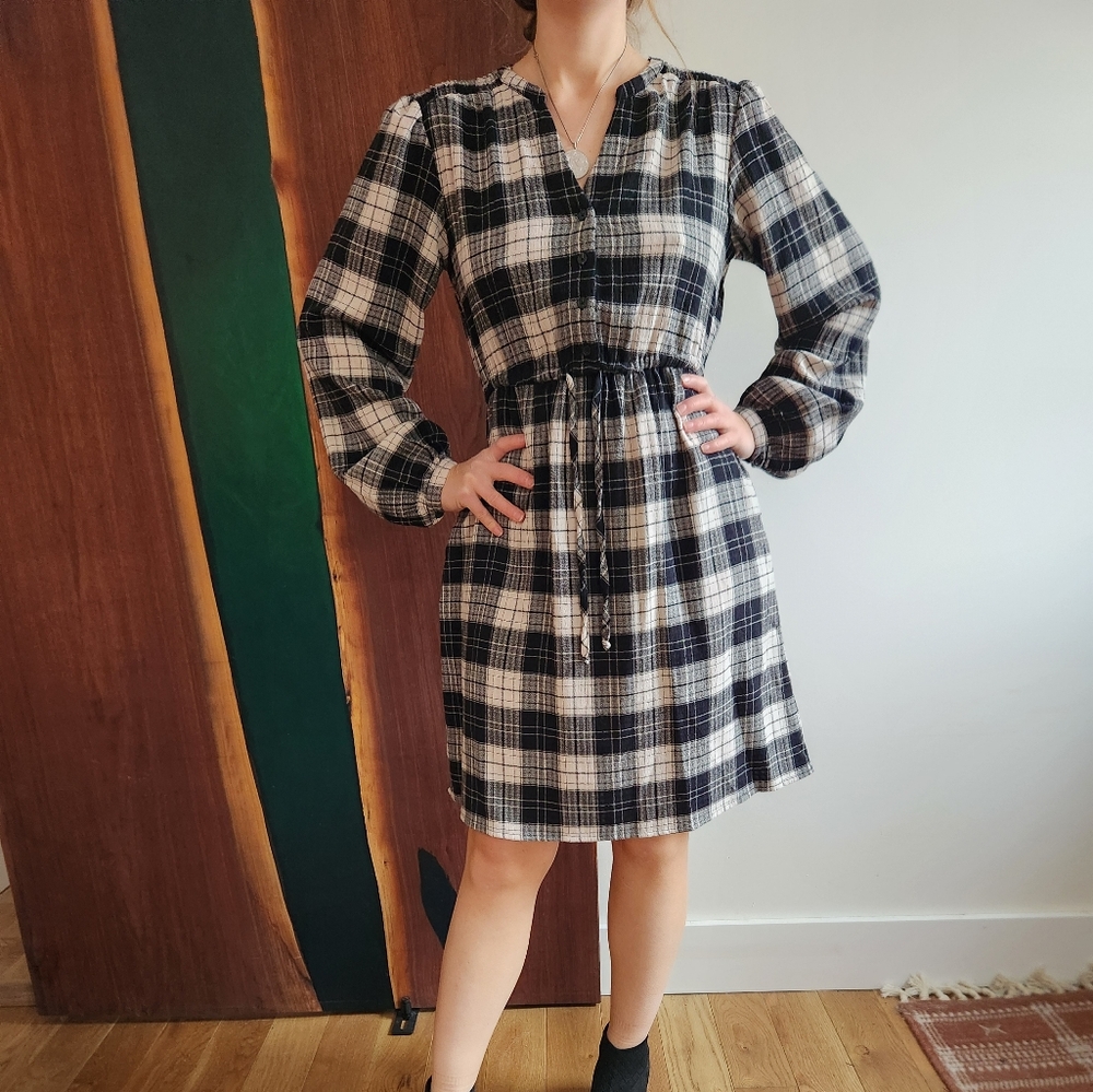 Knox Rose Sweater Dresss Buffalo Plaid